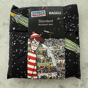 NWT Baggu Where's Waldo in the Future Space Standard Reusable Bag Foldable